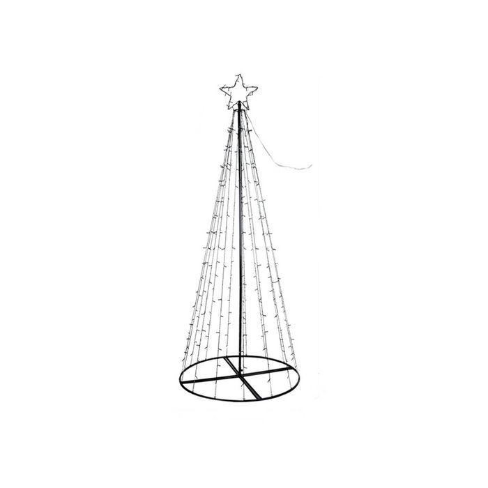 Jingle Jollys Christmas Tree 2.1M 264 LED Solar Power Multi Colour