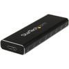 StarTech.com Drive Enclosure SATA/600, M.2 - USB 3.0 Micro-B Host Interface - UASP Support External - Black
