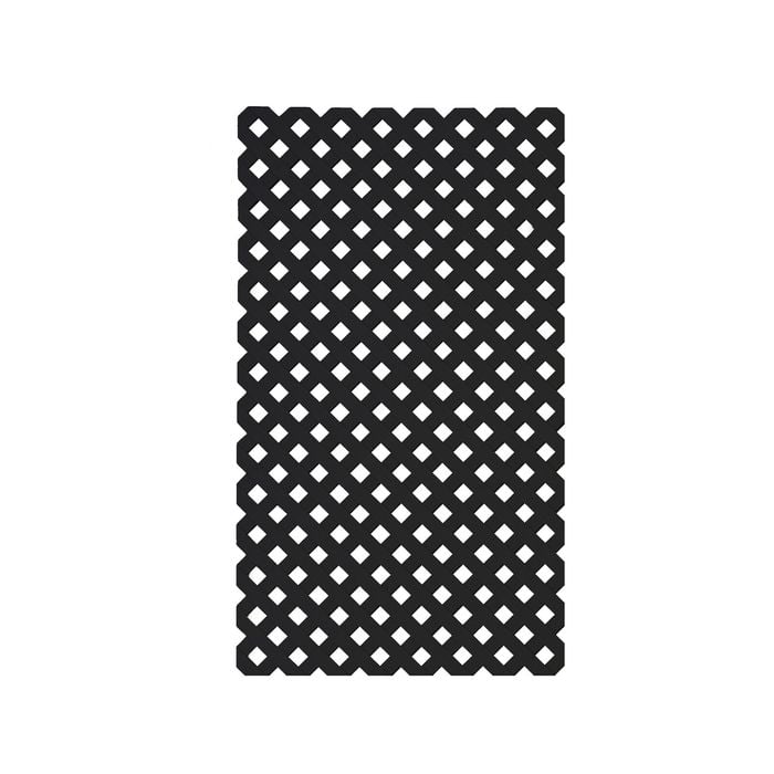 Jack Matrix 1200 x 600 x 7mm Charcoal Lattice Plastic Handy Panel