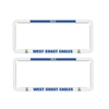 2x OFFICIAL AFL WEST COAST EAGLES Car Number Plate Frame Cover Surround
