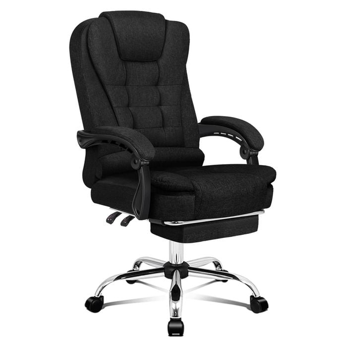 ALFORDSON Office Chair Black Fabric