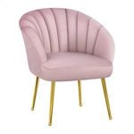 ALFORDSON Armchair Velvet Pink