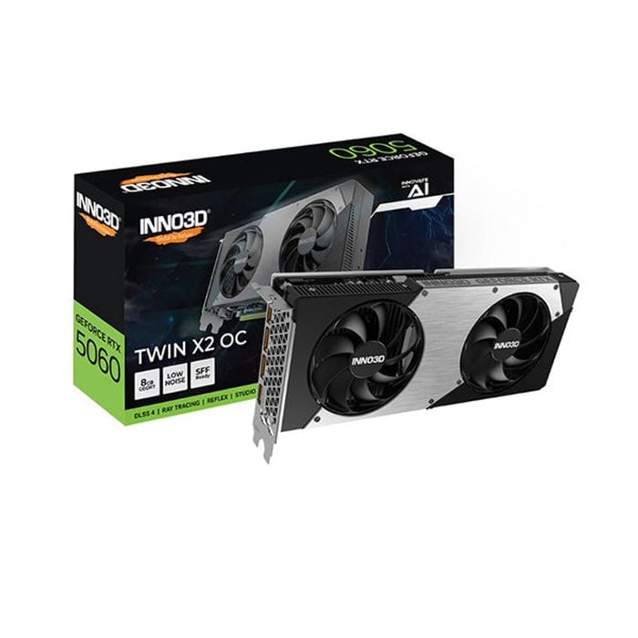 Inno3D Nvidia Geforce Rtx 5060 Twin X2 Oc 8Gb Gddr7 2527Mhz Boost