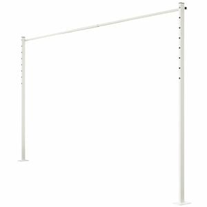 Austral 3.3m Surfmist Fold Down Clothesline Accessory Ground Mount Kit Plated - Surfmist