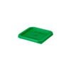 Cambro CamSquare Lid Polypropylene Green To Suit 1.9Lt 3.8Lt