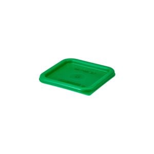 Cambro CamSquare Lid Polypropylene Green To Suit 1.9Lt 3.8Lt