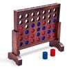 Premium Dark Wooden 4 In A Row - 30cm Width