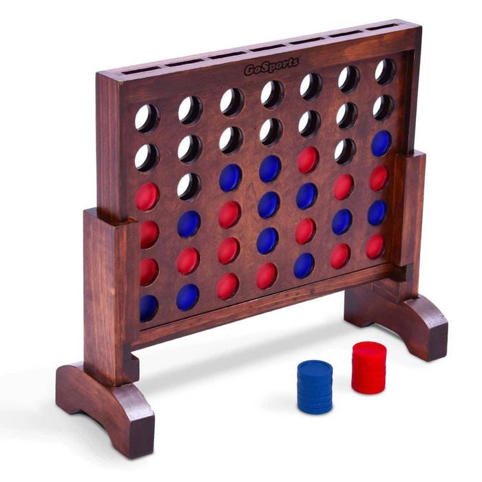 Premium Dark Wooden 4 In A Row - 30cm Width