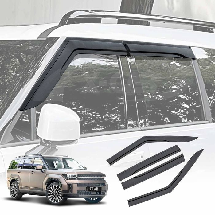 Weathershields for Hyundai SantaFe Santa Fe 6/7 Seater 2024-Onwards Weather Shields Wind Deflectors Window Sun Visor 4-Piece Set