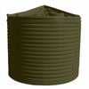 Clark Tanks 13600L Round Poly Water Tank - Bronze Olive