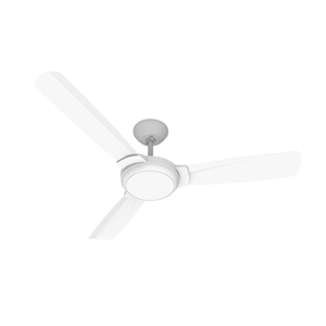 Lumio 1220mm 48" White Aeris DC 3-Bladed Ceiling Fan