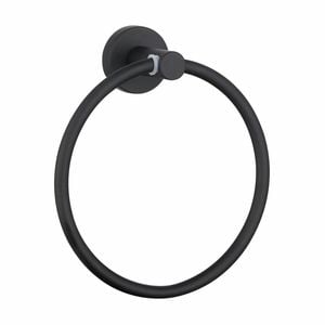 Mondella Matte Black Resonance Towel Ring