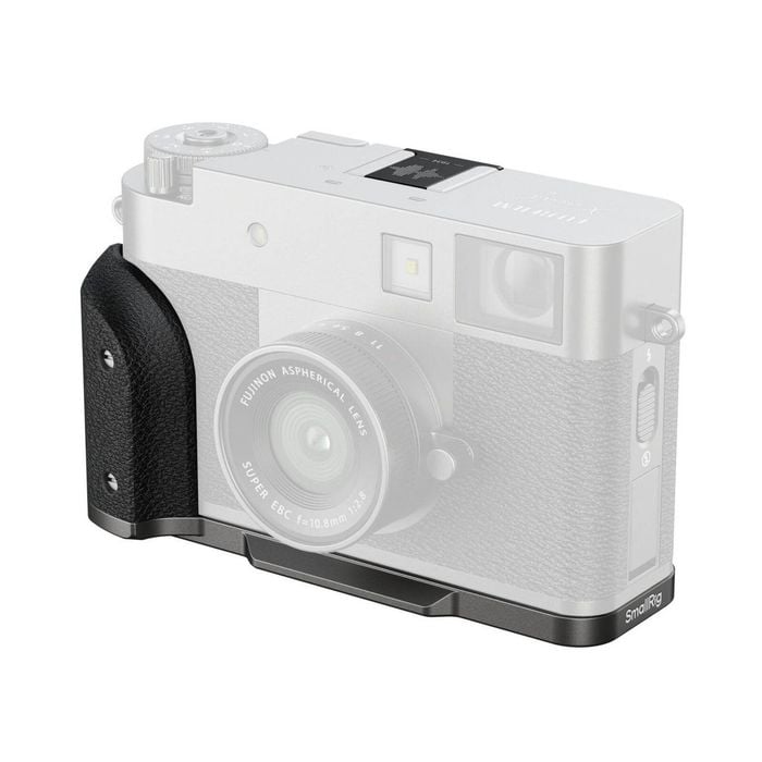 Smallrig L-shaped Mount Plate With Silicone Handle For Fujifilm X Half (charcoal Silver) 5217