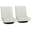Artiss 2XFloor Chair Lounge Sofa Linen White