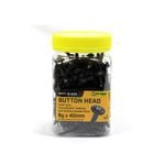 Otter 8g x 40mm Matt Black Button Head Screws - 160 Pack