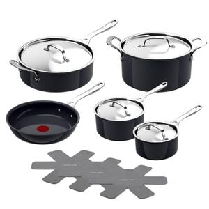 Tefal Jamie Oliver Ceramic Enjoy 5 Piece Cookware Set With Pan Protectors