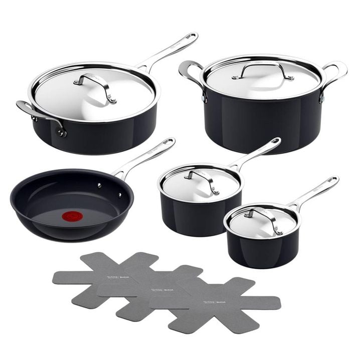 Tefal  Jamie Oliver Ceramic Enjoy 5 Piece Cookware Set with Pan Protectors