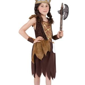 Viking Girls Fancy Dress Costume - Medium