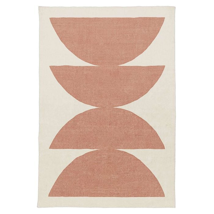 Loopsie-230cm X 160cm-bleecker Terracotta Printed Washable Rug
