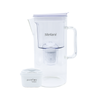 Stefani 2.5L White Pureflow Glass Water Filter Jug