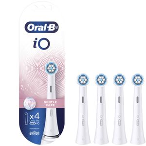 Oral B iO Gentle Care Replacement Brush Heads - 4 Pack, White