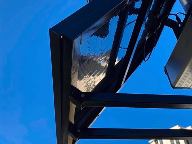 monkey vision cameras on panels outdoor