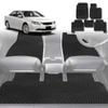 6D Diamond Car Floor Mats for Toyota Aurion 2012-2017-Full Set-Black-Outback GT