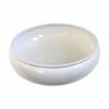 SS Collective White Soft Bamboo Patterned Salad/Serving Low Bowl 28cm