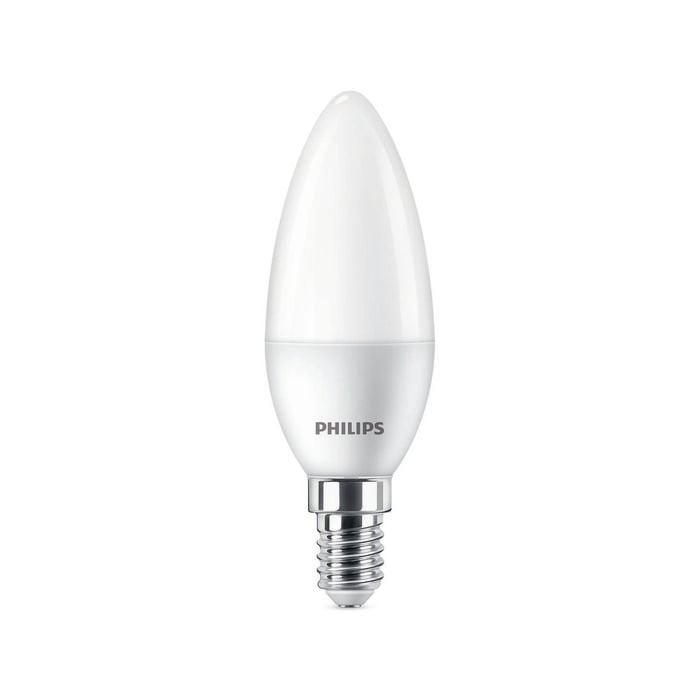 Philips P45 E14 LED 470lm Cool Daylight 5W Candle - 2 Pack