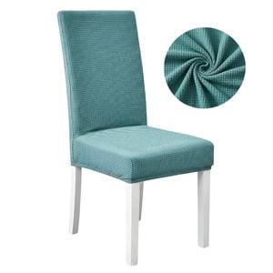 Anyseat Chair Cover Blue Corn Kernels Waterproof Universal Size For Dining Room Stretch Seat Slipcovers