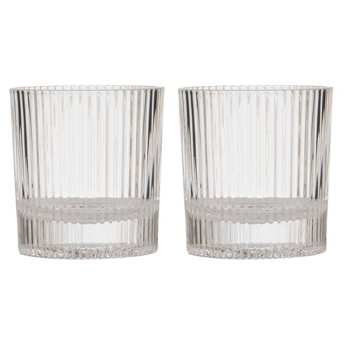 Tempa Cyrus Set Of 2 Whisky Glasses - Clear