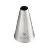 Mondo Stainless Steel #10 Round Piping Tip - Silver