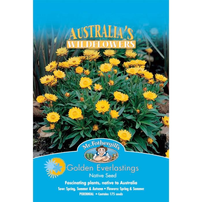 Mr Fothergill's Golden Everlasting Flower Seeds