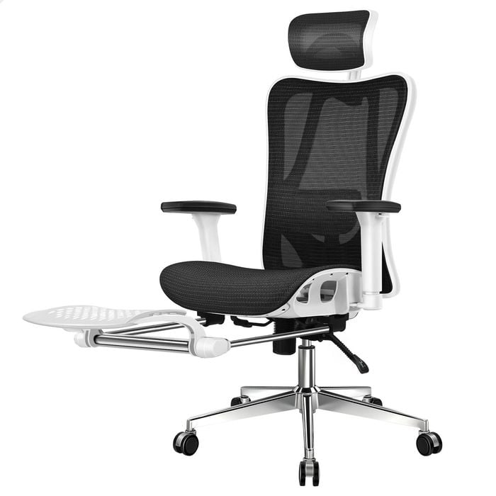 ALFORDSON Desk Chair Office Mesh Black White