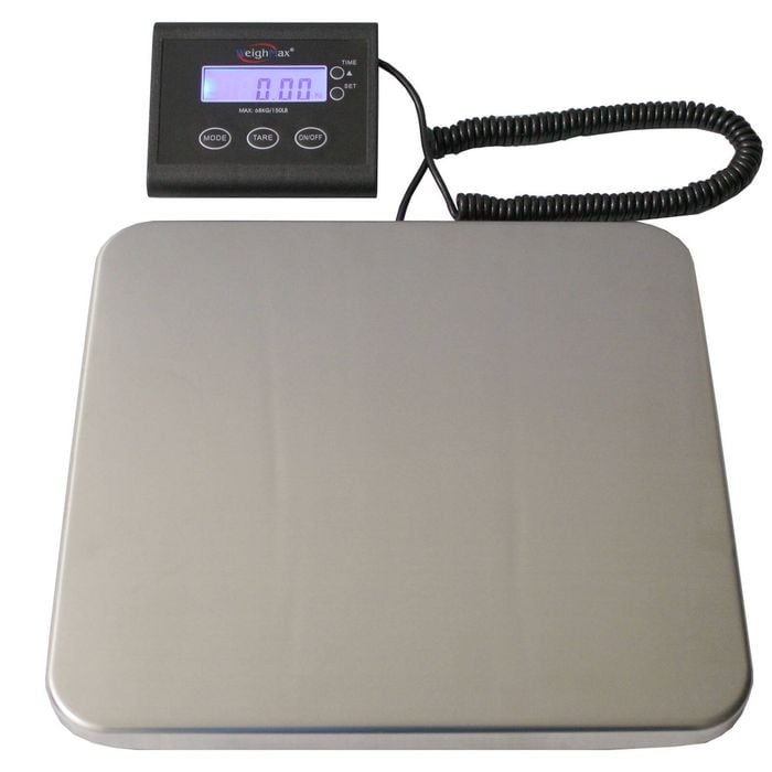 TODO 150Kg Digital Postal Scale 50G Graduation Stainless Steel Weigh Plate
