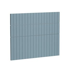 Kaboodle 900mm Danish Blue V-Groove 3 Drawer Panels