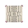 Lennox Cream Black Embroidered Cushion Cover 43 x 43cm