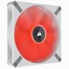 Corsair ML ELITE Series, ML140 LED ELITE WHITE, 140mm Magnetic Levitation Red LED Fan with AirGuide, Single Pack(LS)