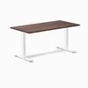 Desky Fixed Height American Rustic Pine Softwood Desk 1500x750mm White Leg