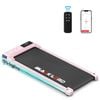 BLACK LORD Treadmill Electric Walking Pad 2 Levels Incline Pink