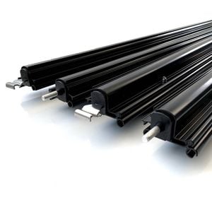 Caravan Anti Flap Kit Medium Black For Roll Out Awning 2.2-2.3m Heavy Duty Afk