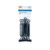 Taskmaster 6mm Black 316 Stainless Steel Turnbuckle Hook And Eye - 6 Pack