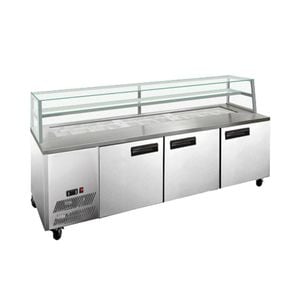 Thermaster Three Door Deluxe Sandwich Bar  - Salad Bar Fridges (scb/21)