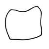Oven Door Seal Frontal Gasket 393595, Suits Baumatic, Venini