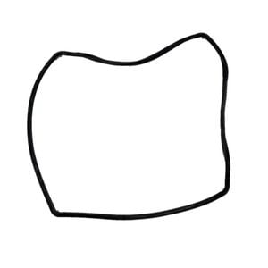 Oven Door Seal Frontal Gasket 393595, Suits Baumatic, Venini