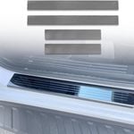 AUSGO Stainless Steel Door Sill Protector for Ford Ranger Next-Gen 2022-Onwards Scuff Plate Cover