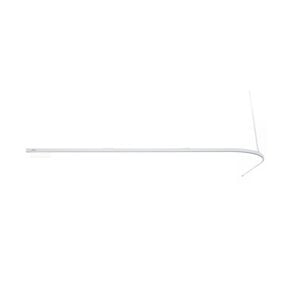 Mactrac 1800 x 900mm White Right Hand Bath Track