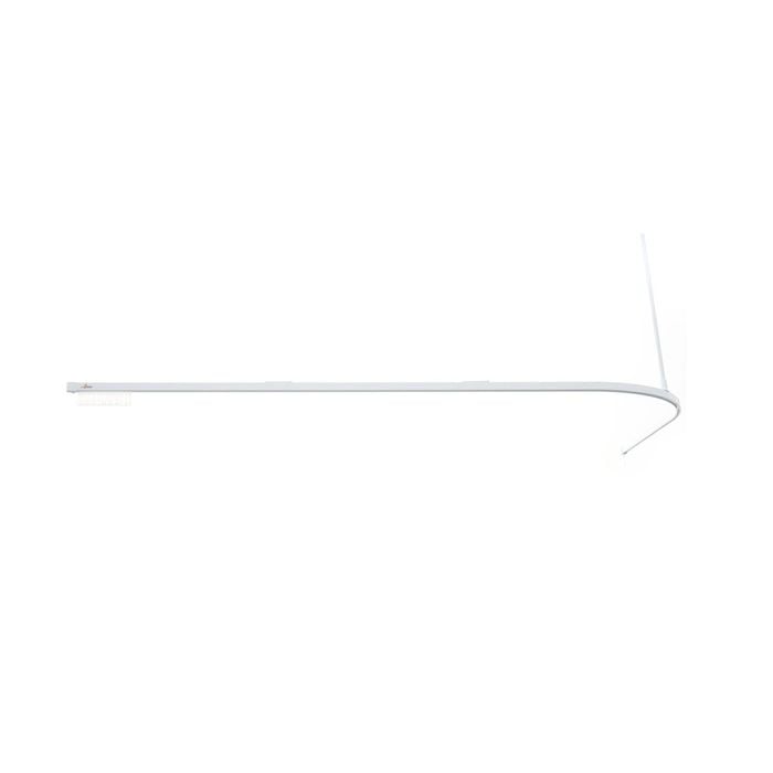 Mactrac 1800 x 900mm White Right Hand Bath Track