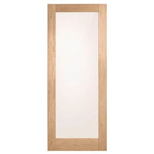 Corinthian 2340 x 620 x 35mm Internal Door White Oak Moda Translucent Glass AMODG1