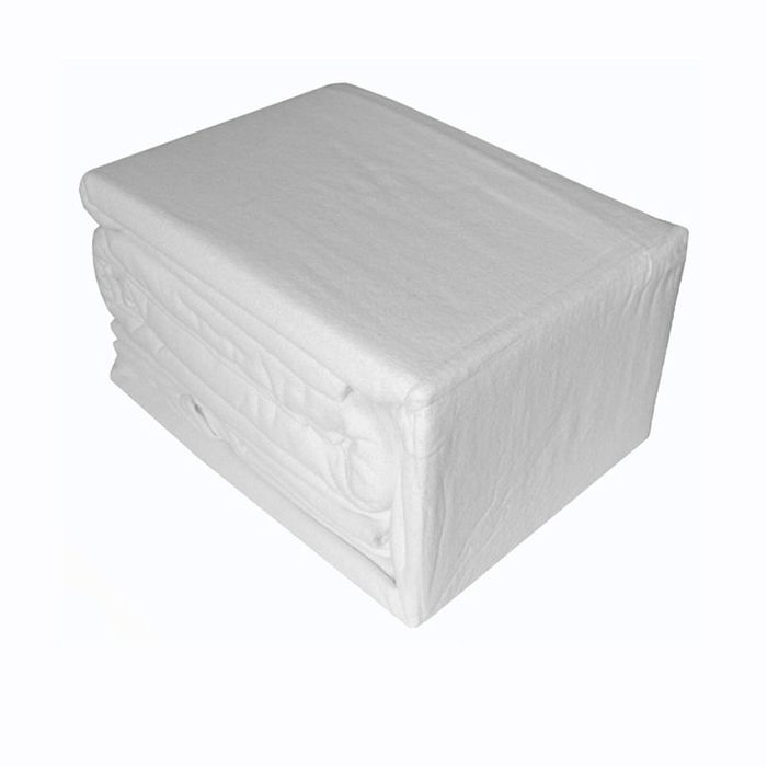Ramesses Egyptian Cotton Flannel Sheet Set White King Single